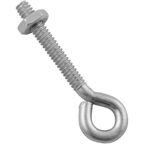 home depot eye bolt|self threading eye bolt.